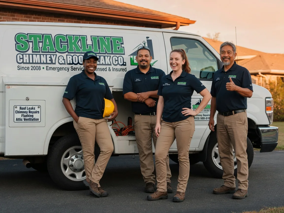 Chimney flashing repair company in Haslet, TX